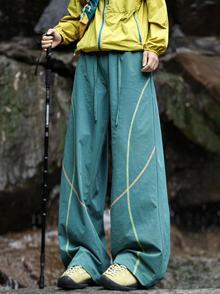 

Американский Hsu Line een, уличные ветрозащитные водонепроницаемые спортивные штаны для пешего туризма, альпинизма, мужские и женские осенние прямые брюки для отдыха...