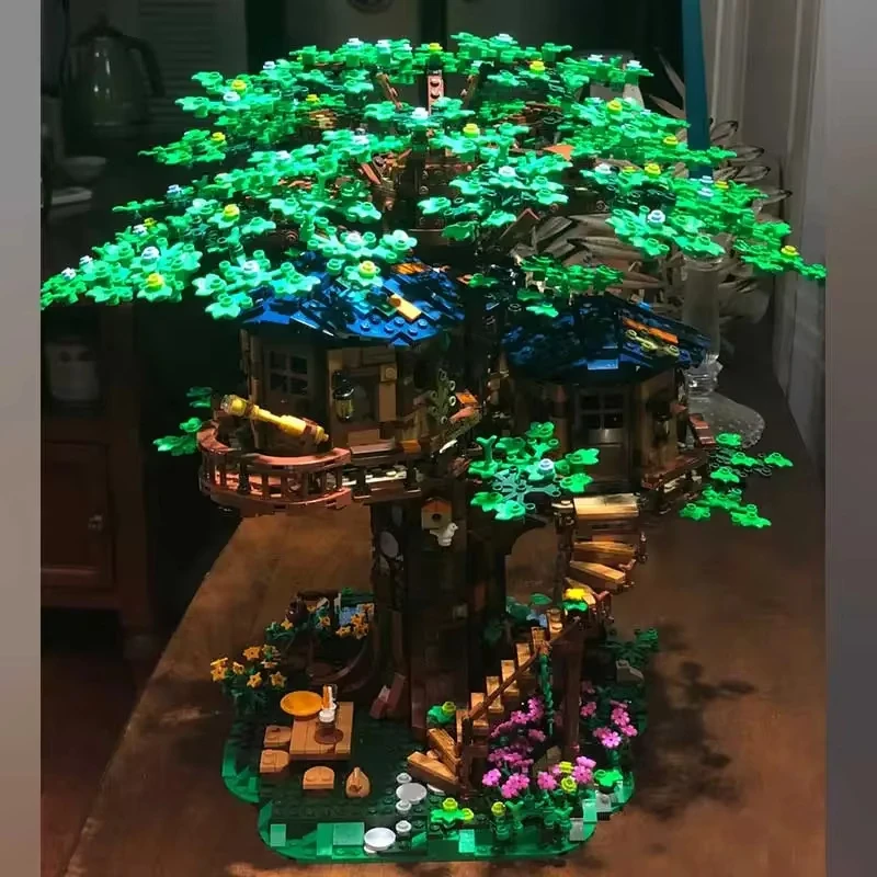 FAI DA TE 3117 PCS Casa sull'albero I più grandi blocchi di costruzione compatibili 21318 Mattoni Giocattoli fai da te Compleanno Regalo di Natale Mattoni Toy boy