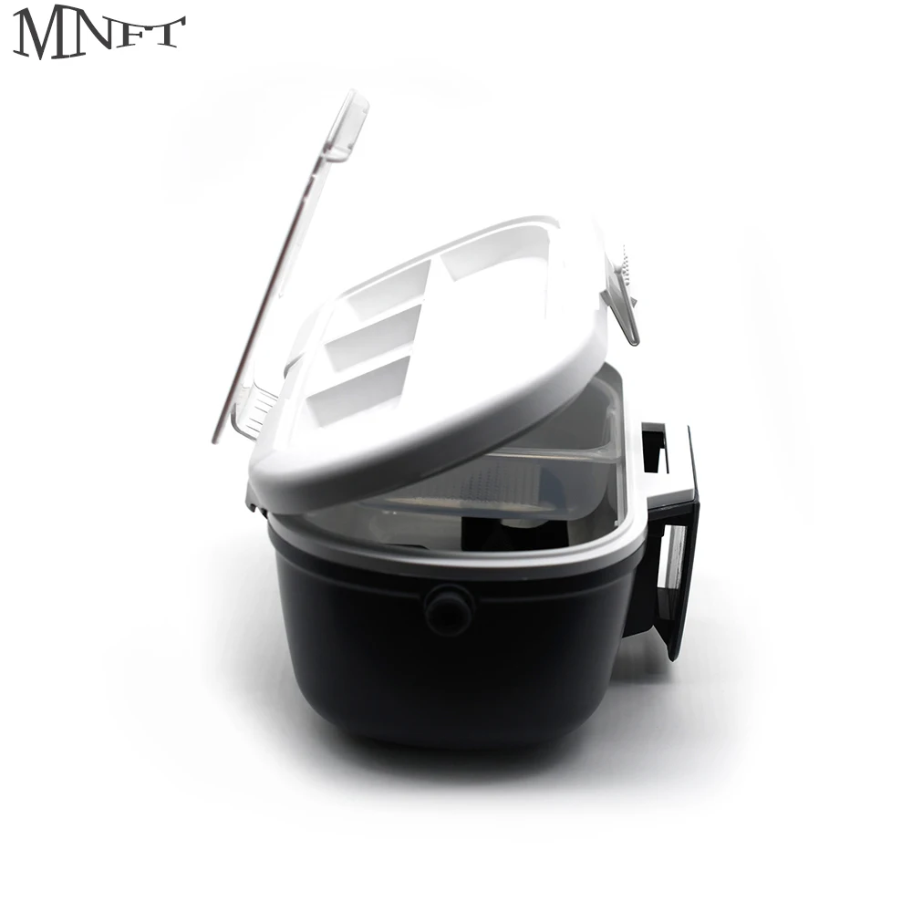 MNFT 1Pcs Earthworms Live Bait Preservation Box Insulation Fishing Gear Tackle Storage Case with Belt