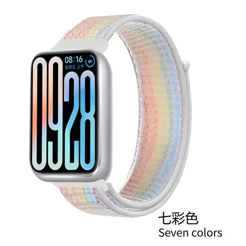 Xiaomi Redmi Watch用の調整可能なスポーツストラップ,Mi Band 9 Proおよび8 Pro用のナイロンストラップ,4 5,調整可能なリストバンド