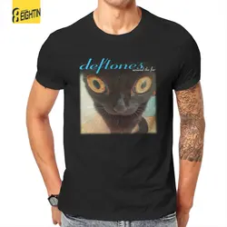 Deftones Around The Fur Cat T Shirt for Men 100% Cotton Funny T-Shirts Crew Neck  Tees Short Sleeve Clothes 4XL 5XL