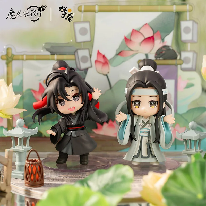 Qingcang Mo Dao Zu Shi Добро пожаловать по серии Qingpan Q-версия аниме-фигурка Wei Wuxian&Lan Wangji Weiying Lanzhan Коллекционная модель