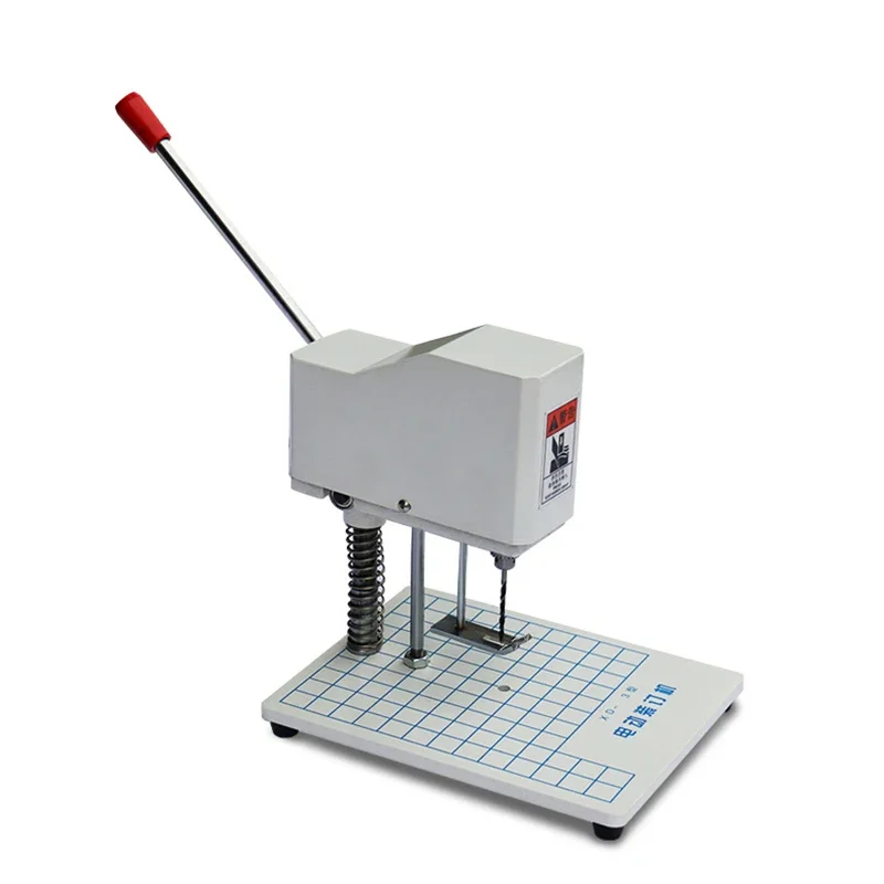 Upgrade Electric Book Drilling And Punching MachineVoucher File Office Binding Machine Single Hole Punching Stapler