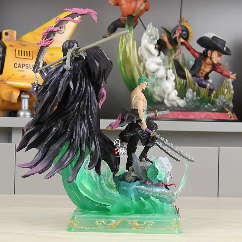 22,5 cm gros poisson chapeau de paille groupe mort Reaper Solong Gk modèle jouet pour enfants ornement figurines d'action Statue Anime modèle cadeaux