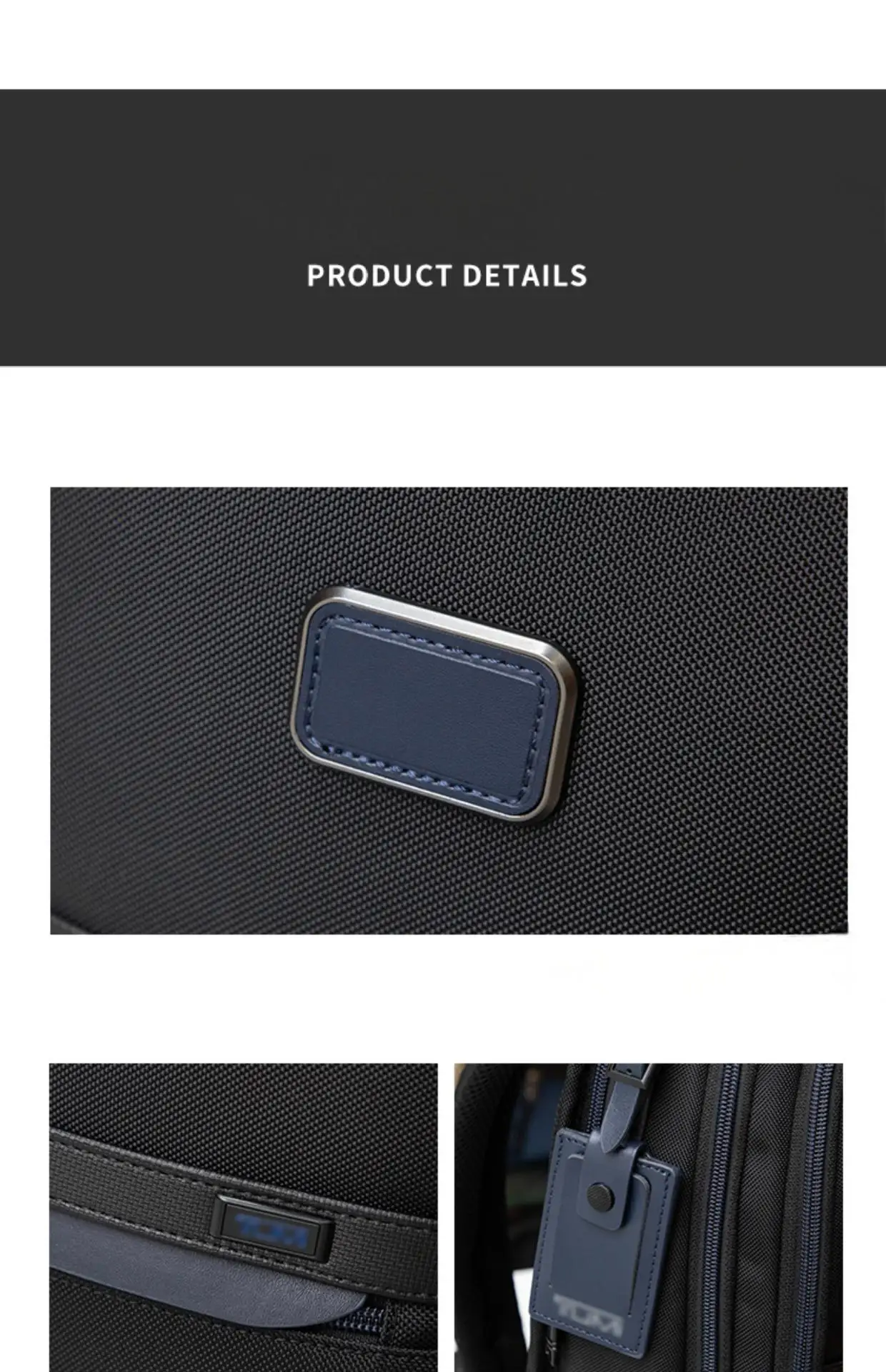 حقيبة ظهر للكمبيوتر المحمول للرجال من سلسلة النايلون الباليستية مقاومة للماء للاستخدام اليومي 26035 81D3 #5