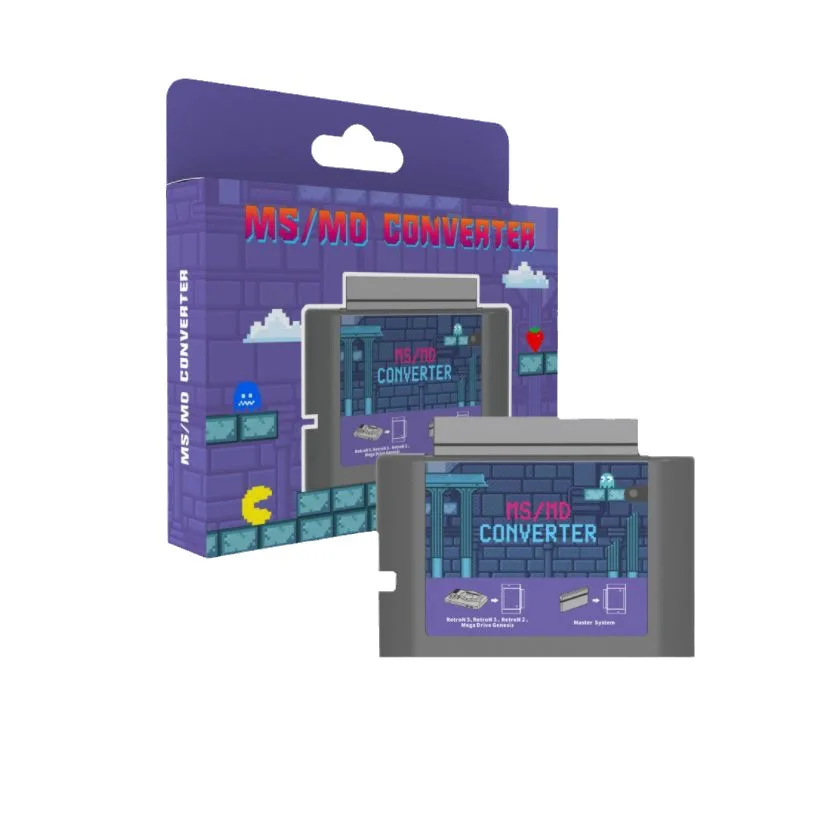 MD second-generation Master system console game conversion card Sega MS MD game card converter