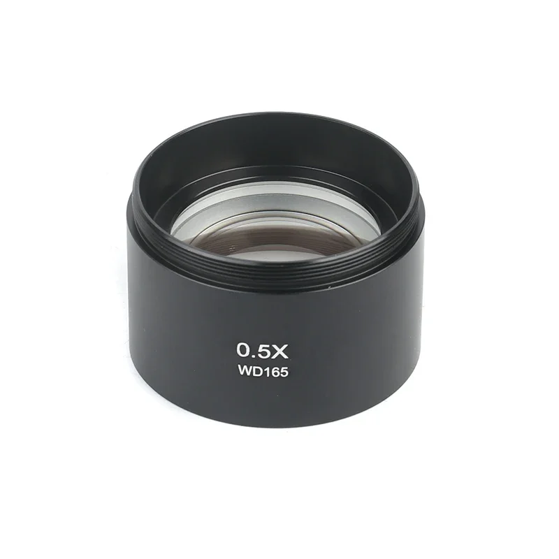 0.3X 0.5X 0.7X 0.75X 1X 1.5X 2.0X Auxiliary Objective Lens For Zoom Stereo Microscope Thread 48mm For Trinocular Microscopio