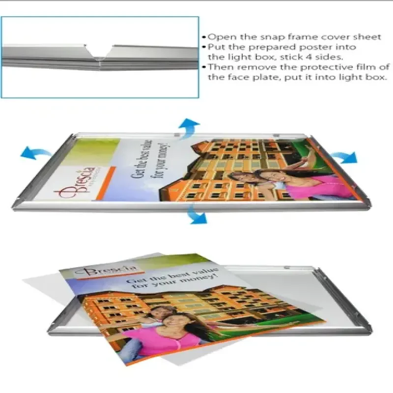 

LED Light Box Aluminum Wall Picture Movie LED Poster Frame Display