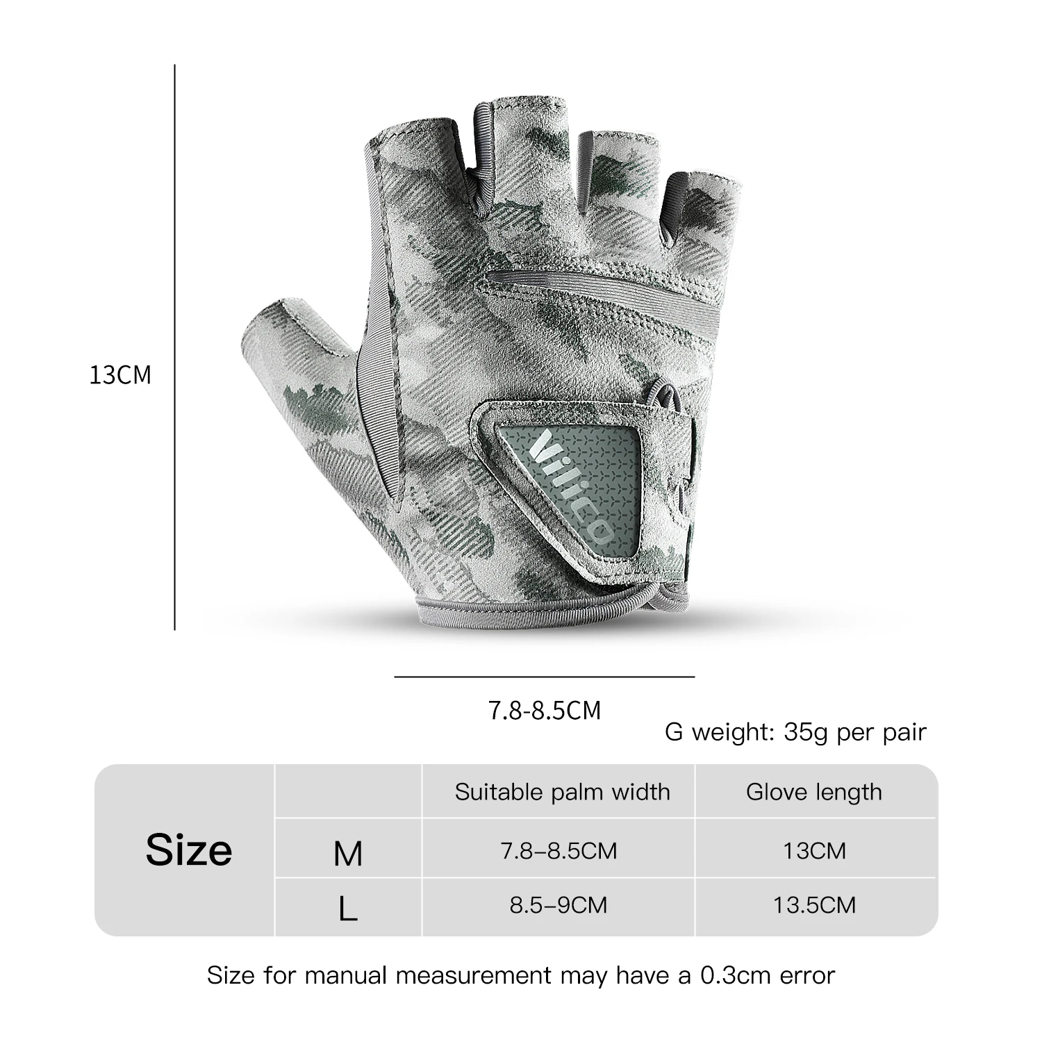 Kyncilor Half Finger Outdoor Professional Fishing Bicycle Fitness Leisure Sports Gloves Anti Slip Wear Resistant Fishing Gloves