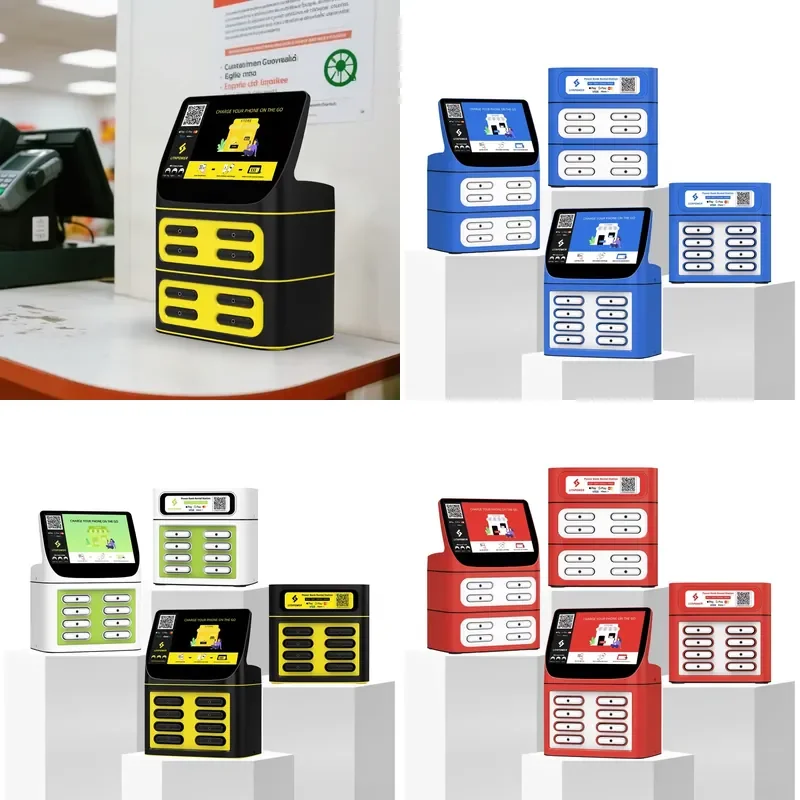 2025 Innovative Products Rental Power Bank Power Station Shared 8 Slots 5000 MAh Power Banks Portable Charging
