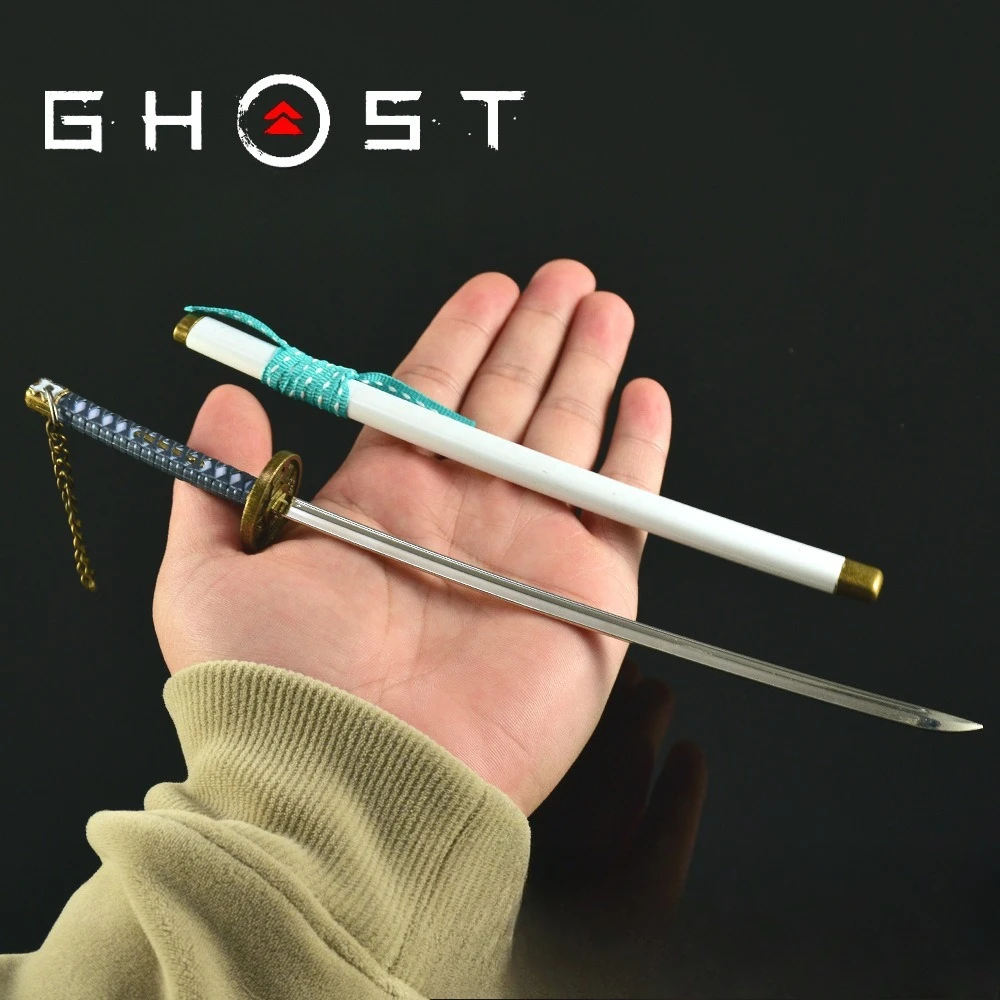 Jouet d'espoir immortel fantôme de Tsushima, 26cm, jeu d'épée de samouraï, gardien d'île périphérique, modèle katana, artisanat, ornement, cadeaux pour garçons