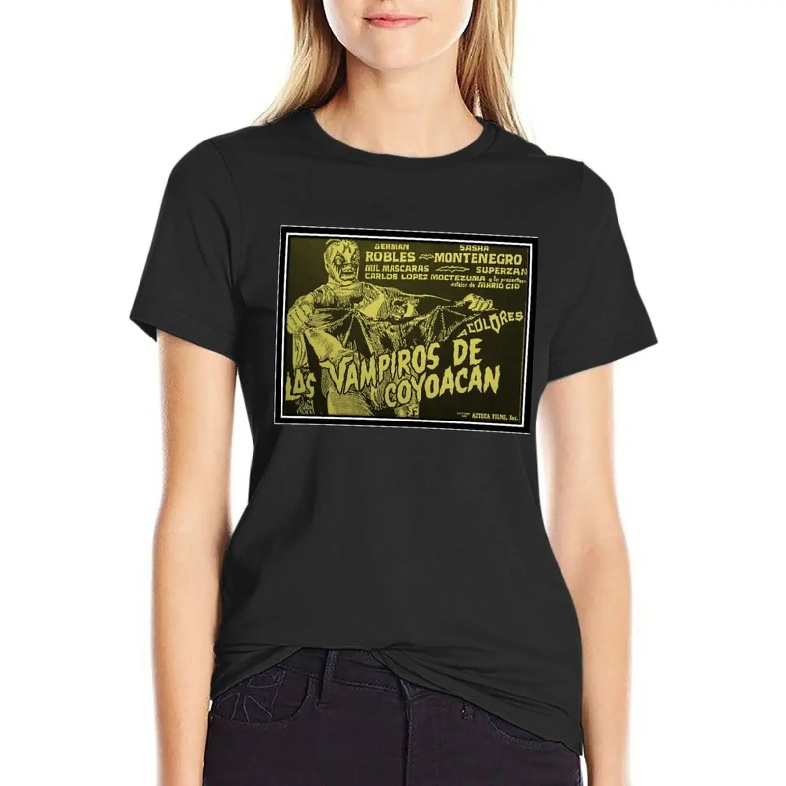 

Las Vampiros De Coyoacan T-Shirt heavyweights graphics lady clothes black t-shirts for Women