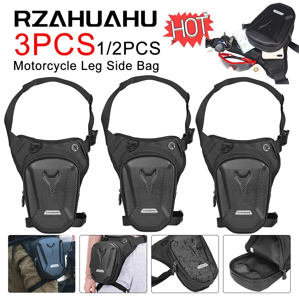 Borsa da gamba a goccia per moto marsupio da esterno impermeabile zaino per anca di grande capacità