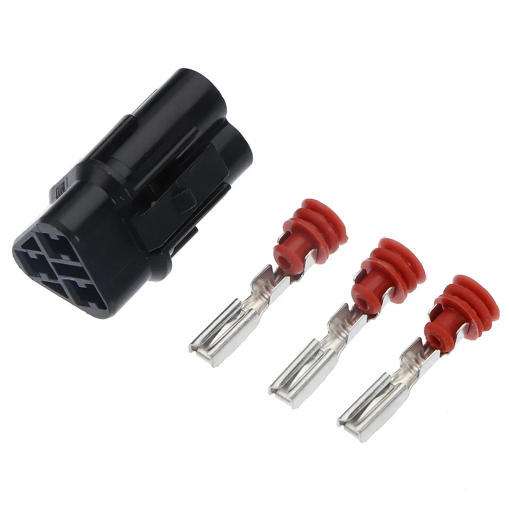 3-Pin Waterproof Motorcycle Connector 2.2mm Sealed Male Female Plug for Yamaha Kawasaki Suzuki 6187-3231 6180-3241