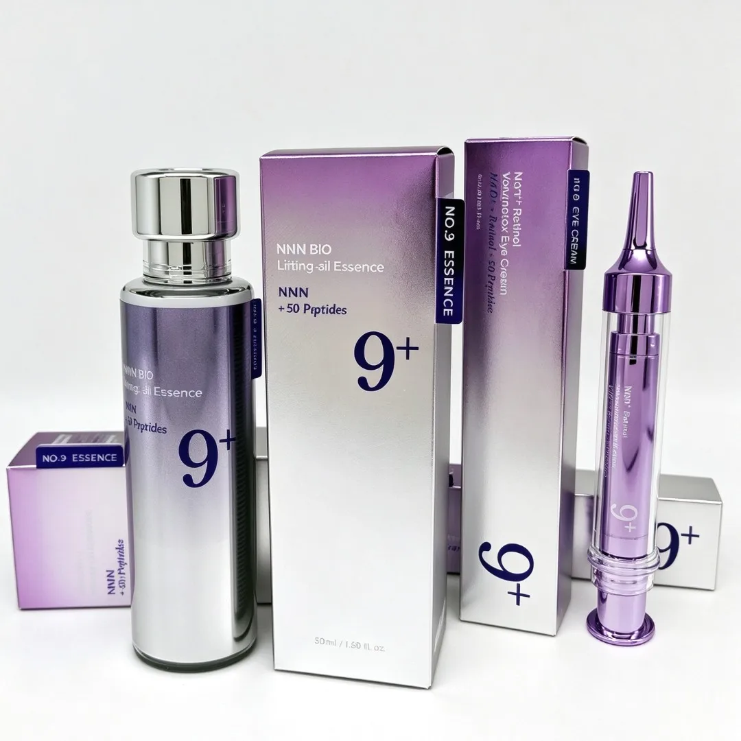 Numbuzin Korean Retinol Eye Cream Serum No.9 NAD+ Moisturizing Essence Plumping Fade Dark Circles Liquid Needle Tube Skin Care