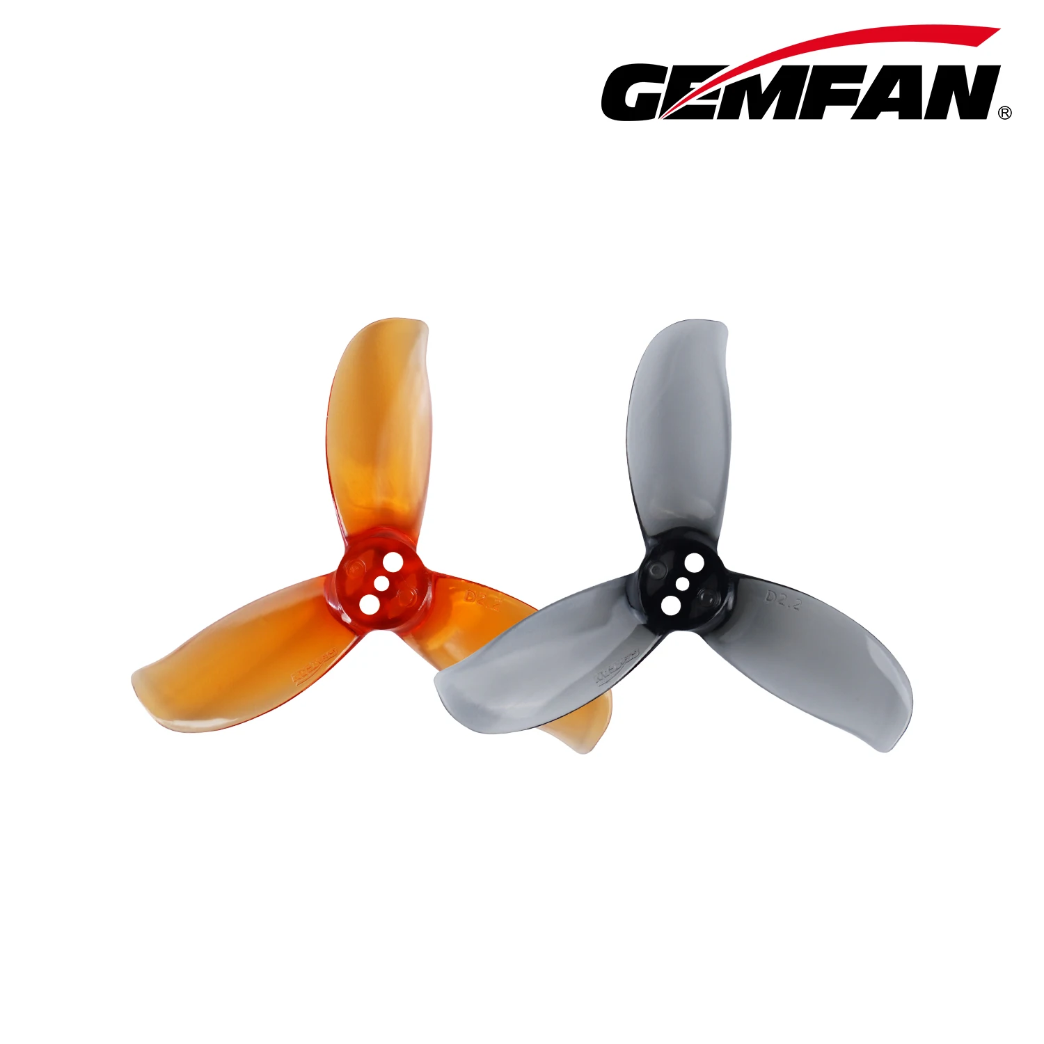 GEMFAN D2.2-3 Ducted Propellers, 8PCS (4CW+4CCW), 1.5mm T-Mount for 1104