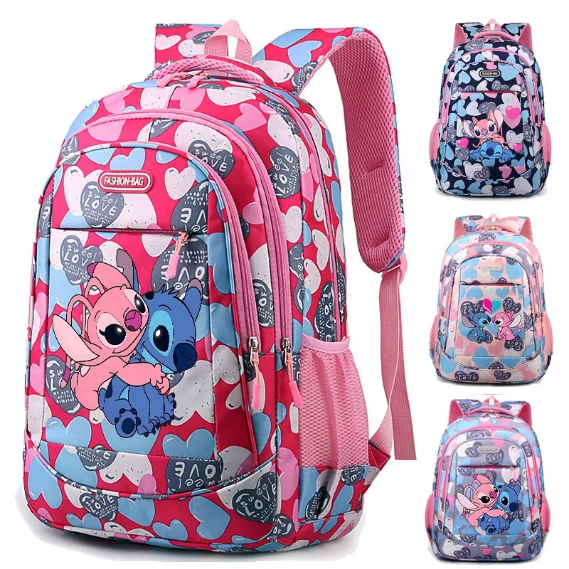 Stitch Disney Women School Bag Backpack Boys Girls Bookbag Bag Student Teenager Child Knapsack Schoolbag Rucksack Birthday Gift