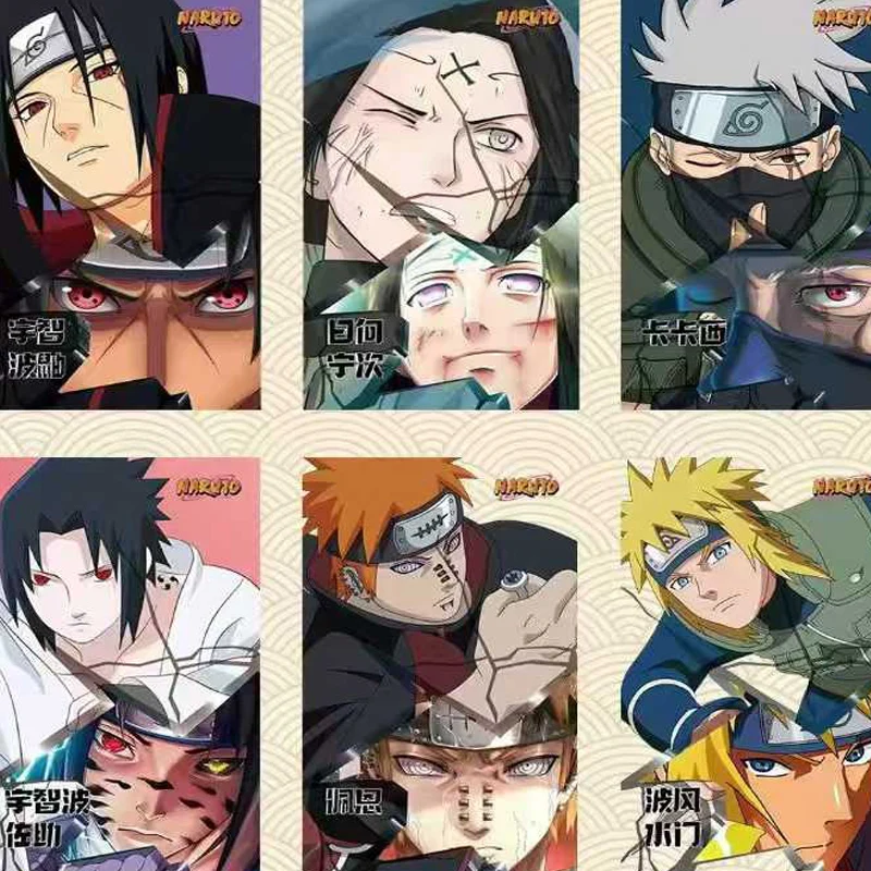 180 sztuk/Naruto Wave 3 Ou Man Chao Wan Kolekcjonerskie Karty Booster Box Bogate Prezenty Anime Postacie Gra Planszowa Karty Zabawki Hobby Prezenty