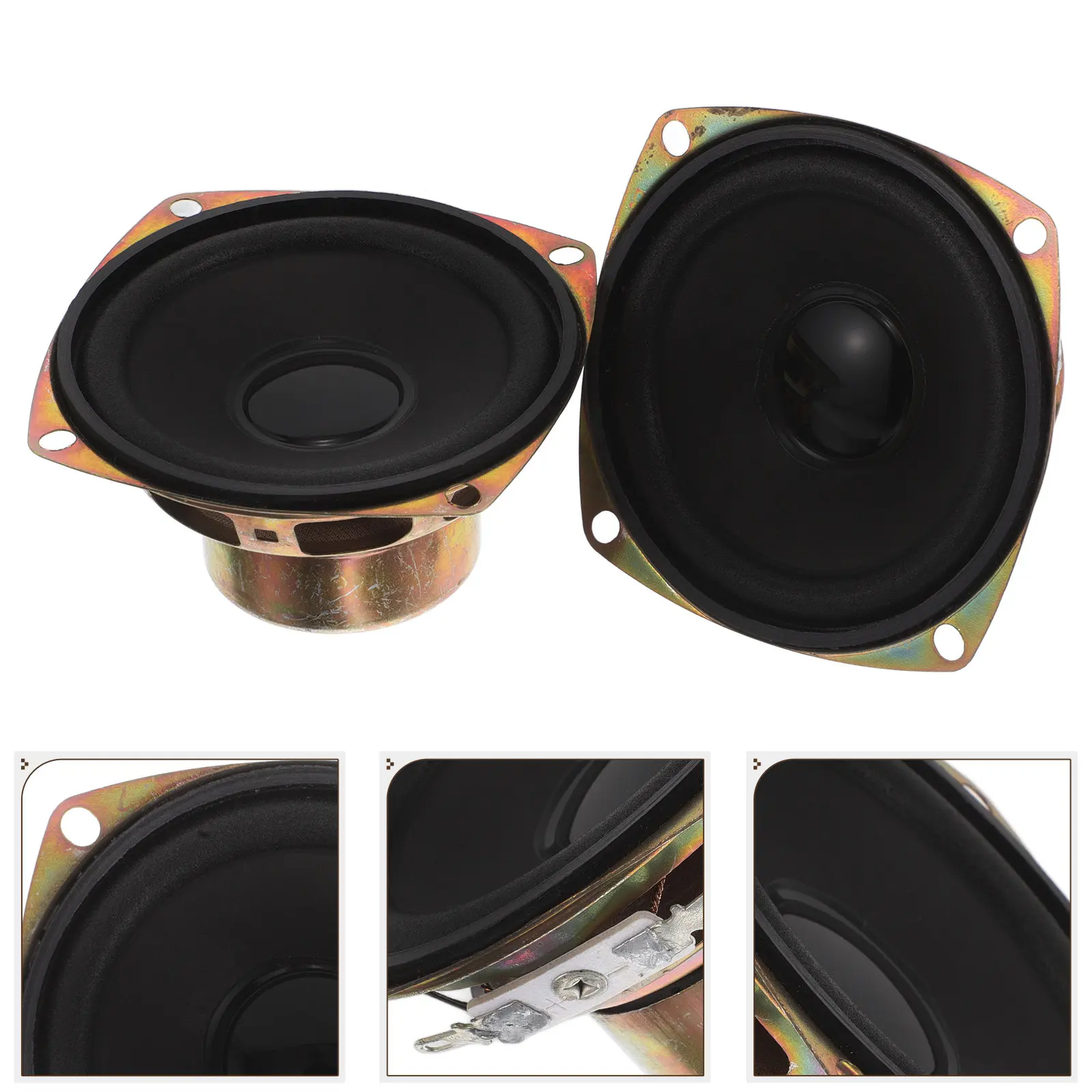

2Pcs Replacement Game Console Speakers for Pinball Claw Machines Clear Powerful Sound Easy Install Gaming Audio Speaker