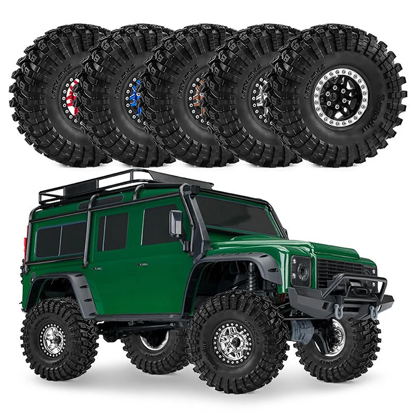

1.9-inch Crawler Metal Alloy Wheel Rims Tyres D391 Accessories for 1/10 SCX10 Third Generation TRX4 90046 D90