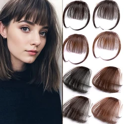 Synthetic Air Bangs Hair Bangs Wig For Women Seamless 3d Clip-In Bangs Hair Extensions Hairpieces Accessories For Women Girl