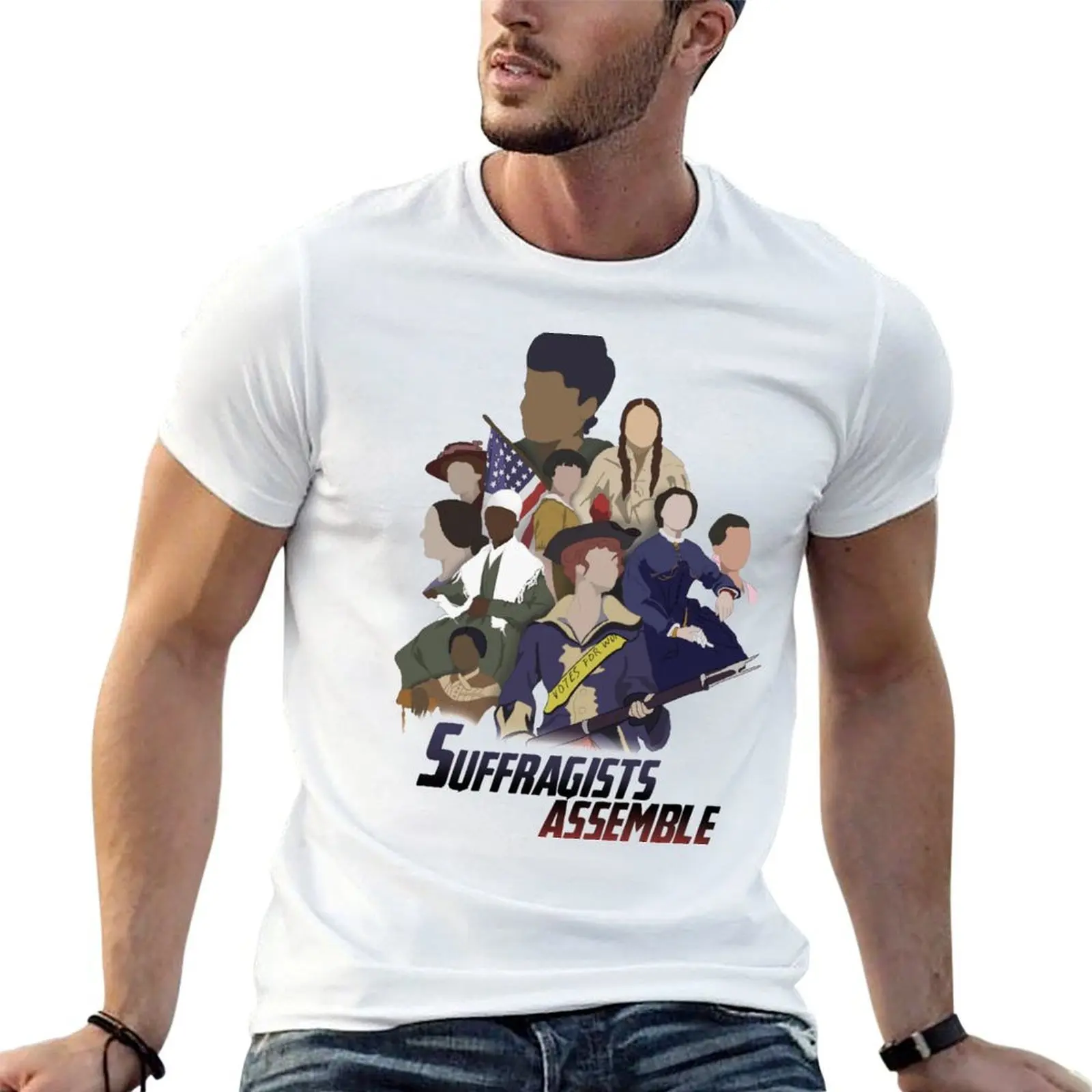 Suffragists Assemble T-Shirt t shirt for man graphic t shirts for man man t shirt luxury T-shirt
