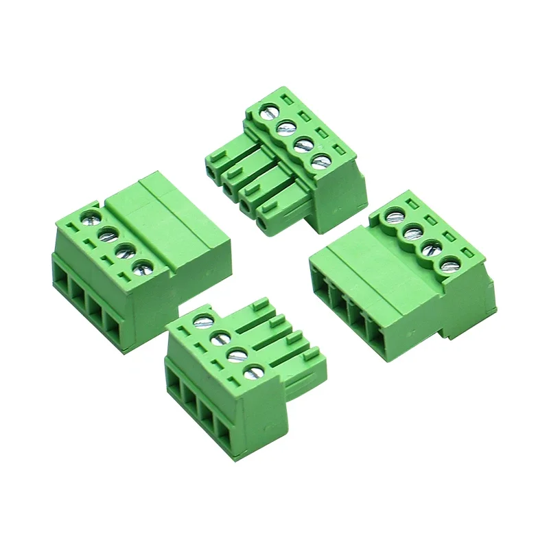 5 قطعة 15EDGK 2P 3P 4P 5P 6P 7P 8Pin PCB برغي محطة كتلة ذكر موصل سالب 3.51/3.81 مللي متر المكونات في نوع لكابل 28 إلى 16AWG