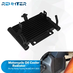 Motorcycle Oil Cooler Repalcement Radiator Water Tank For Harley Touring Street Glide FLHX FLHTCU FLHXS Road King FLHR 2017-2023