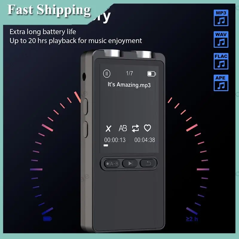 -A01R مشغل MP3 قلم تسجيل الصوت الرقمي المنشط بالصوت 64 جيجابايت احترافي الإملاء PCM تسجيل ميكروفون Denoise Mini