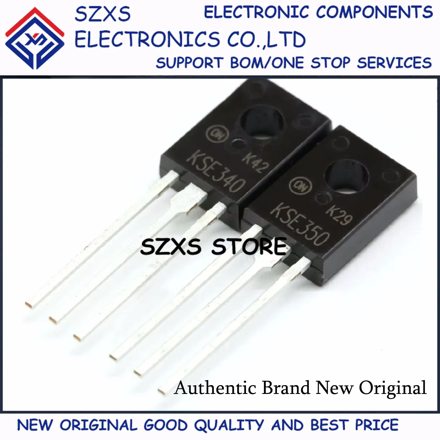New Original 10Pairs KSE340 + KSE350 TO-126F Audio Amplifier Transistor In Stock Electronic Components Good Quality