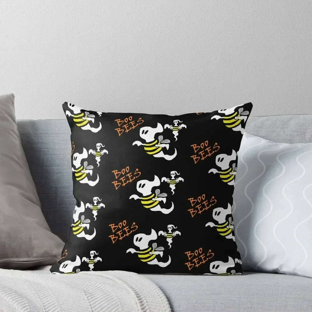 

Boo Bees (Halloween collection) Throw Pillow Sofa Cushions Covers Pillowcases Cushion Covers Sofa Sofa Pillow Cover pillow