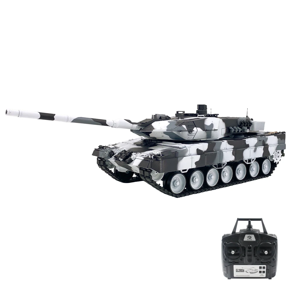 COOLBANK Henglong 3889-1 1/16 Scale German Leopard 2A6 Military Tank Model Battle RC Tank 2.4Ghz RC Tanks Hobby Gifts Customize