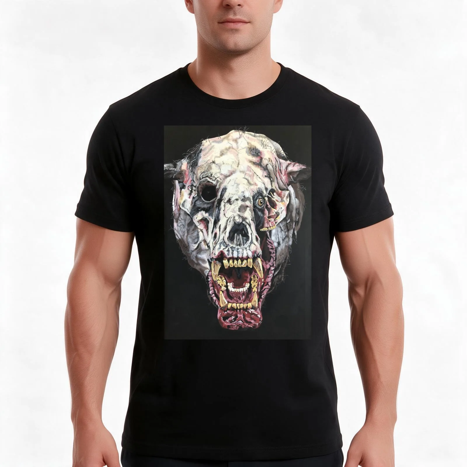Annihilation T-Shirt, Summer Casual Cotton Tee, Oversized Streetwear Tops, Vintage Graphic Print, Loose Fit Short Sleeve