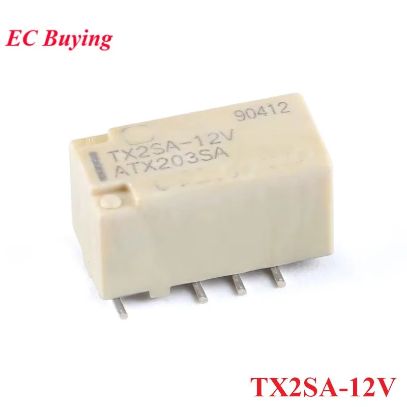 5Pcs/1pc TX2SA Signal Relay DC 5V 12V 24V 2A 8 Pins TX2SA-5V TX2SA-12V TX2SA-24V Rele Relais view 2