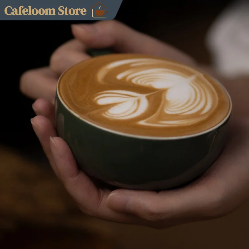 Airflow Ceramic Latte Art Coffee Cup Convection Textured Cup Sawada Cup For Professional Barista Home Coffee Brewing Daily Use