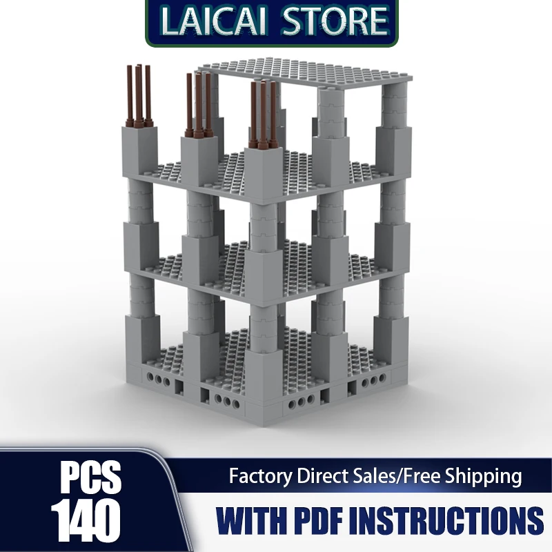 แบบจำลองอาคารเมือง โมเดลอาคารกำลังก่อสร้าง แบบจำลองอาคาร เทคโนโลยี แบบประกอบสำเร็จรูป ประกอบเองได้ ของขวัญ ของเล่น