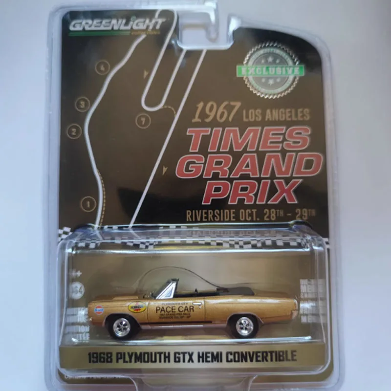 

1:64 Scale Greenlight 1968 Plymouth Convertible Car Replica Alloy Toy Car Model Gift Souvenir Classic Collection