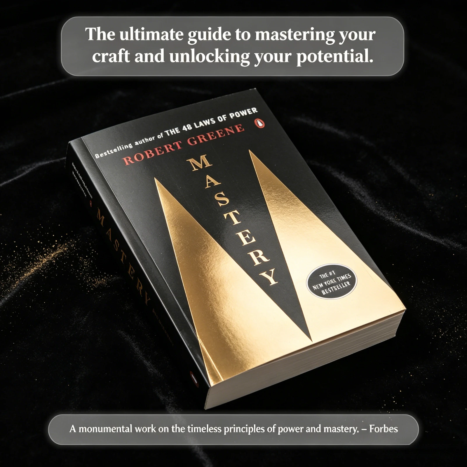 

Mastery By Robert Greene, Personal Mastery & Self-Improvement Self-Help Book