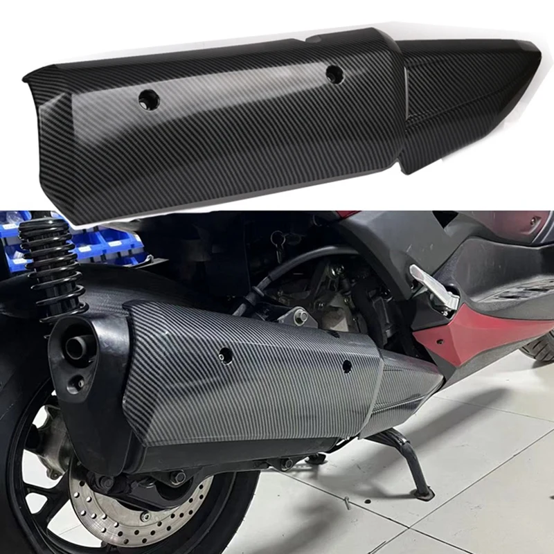 For YAMAHA Tricity 300 Tricity300 Accessories Exhaust Pipe Heat Shield Guard Protection Cover Protector