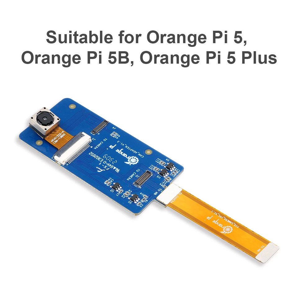 Orange Pi 13MP HD Camera 13850 Focal Length 3000mm 4224*3136 Resolution for RK3358 RK3358S Orange Pi 5 / 5B / 5 Plus Boards