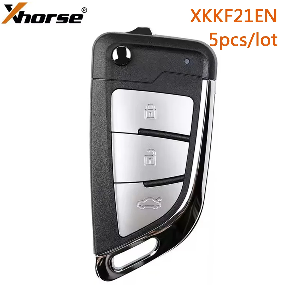 5pcs/lot XKKF21EN Xhorse Universal Knife Style Flip Wired Remote Key for VVDI Key Tool VVDI2