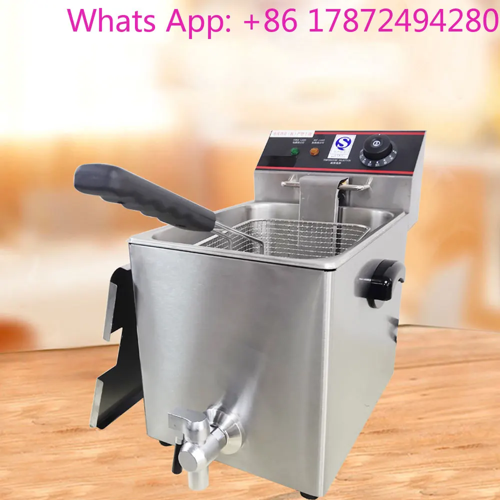 Commercial Electric Fryer Large Capacity Fried Chicken Machine Stainless Steel Deep Fryer French Fries Restaurant Equipments