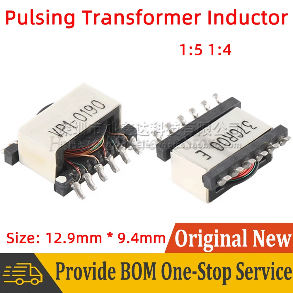 VP1-0190 SMD 70W Power Buck Boost Pulsing Transformer six Winding 1:5 1:4 Isolated Booster Coupler Choke Inductor Filter