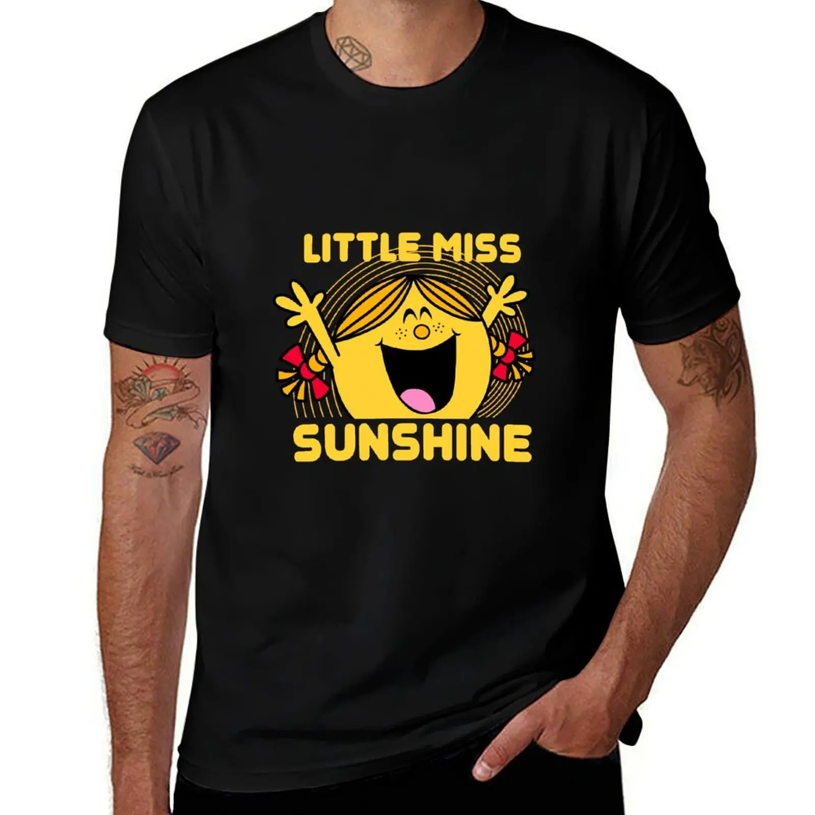 Happy little miss sunshine T-Shirt man t shirt luxury T-Shirt
