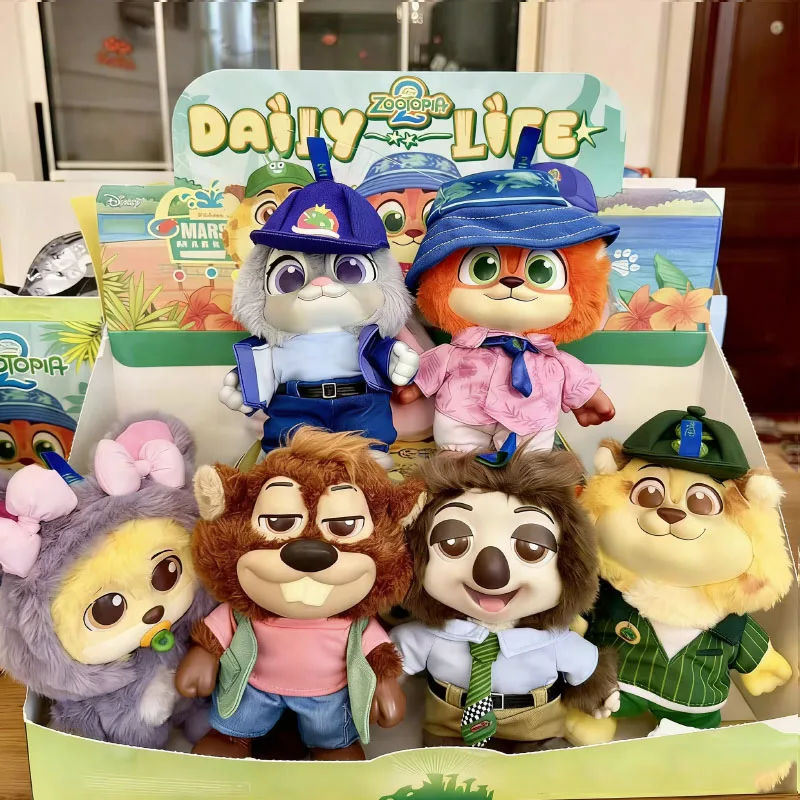 

Коллекционная фигурка-сюрприз Disney Zootopia 2: Серия «Городские жители» Ник и Джуди, 2026 год – Модный подарок для детей и фанатов