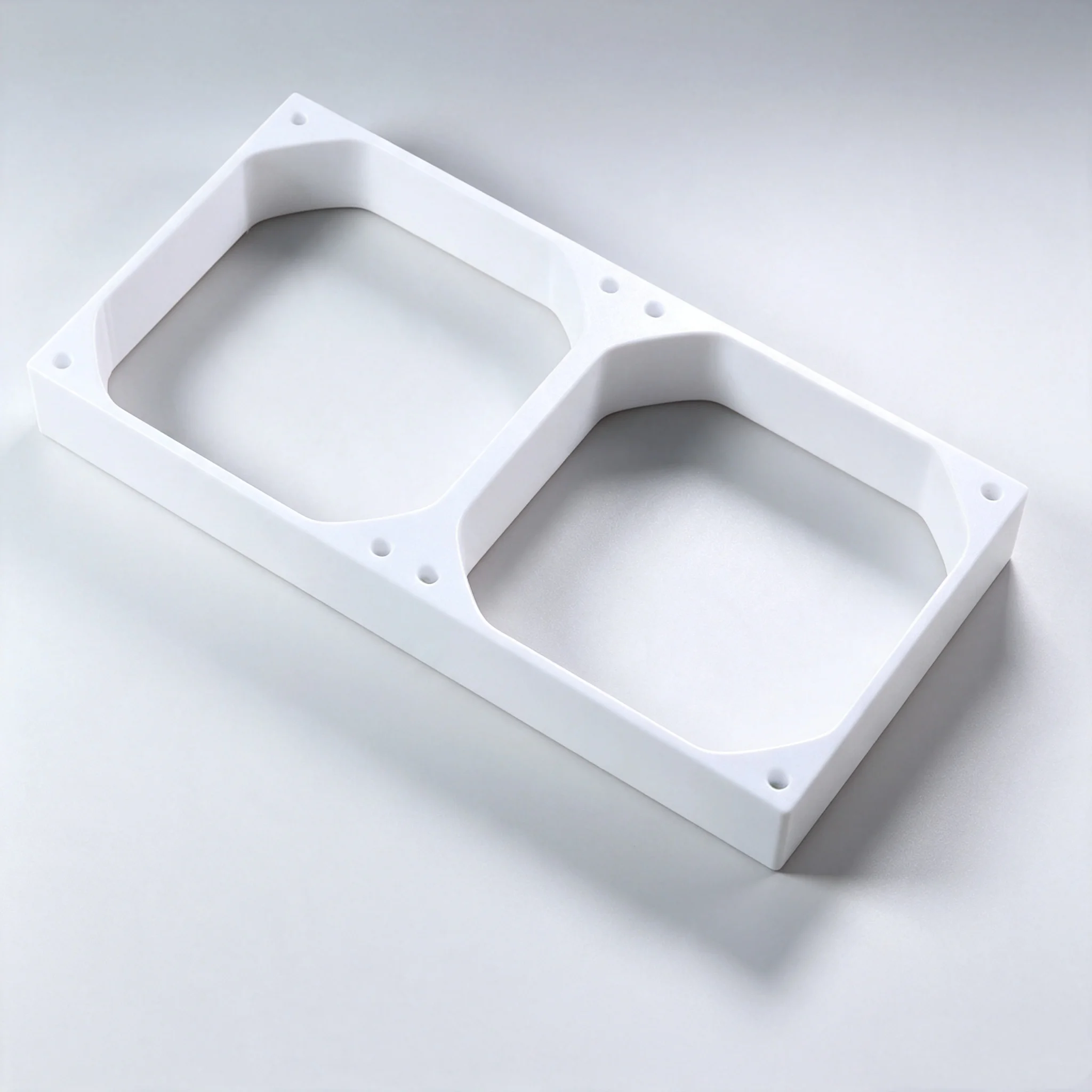 14cm computer case fan height-increasing bracket, fake cold row 280 modified fan height-increasing