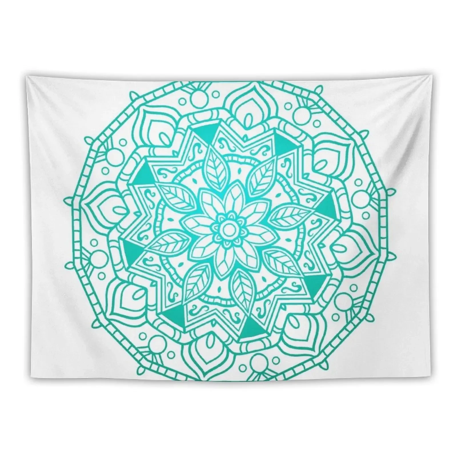 Teal Mandala Tapestry Bedrooms Decorations Bedroom Decoration Room Design Wall Hanging Decor Tapestry