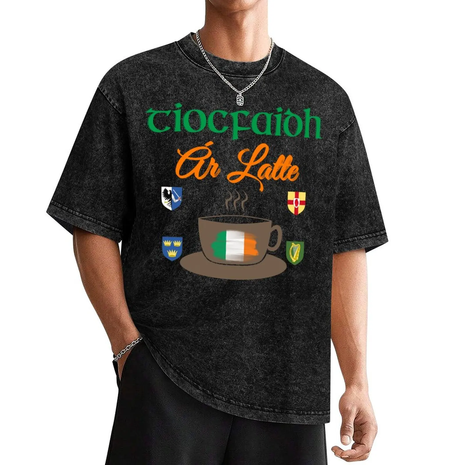 Tiocfaidh Ar Latte United Ireland T-shirts, Hoodies, Irish Pride Shirts T-Shirt graphic t shirts blue archive luxury clothes men