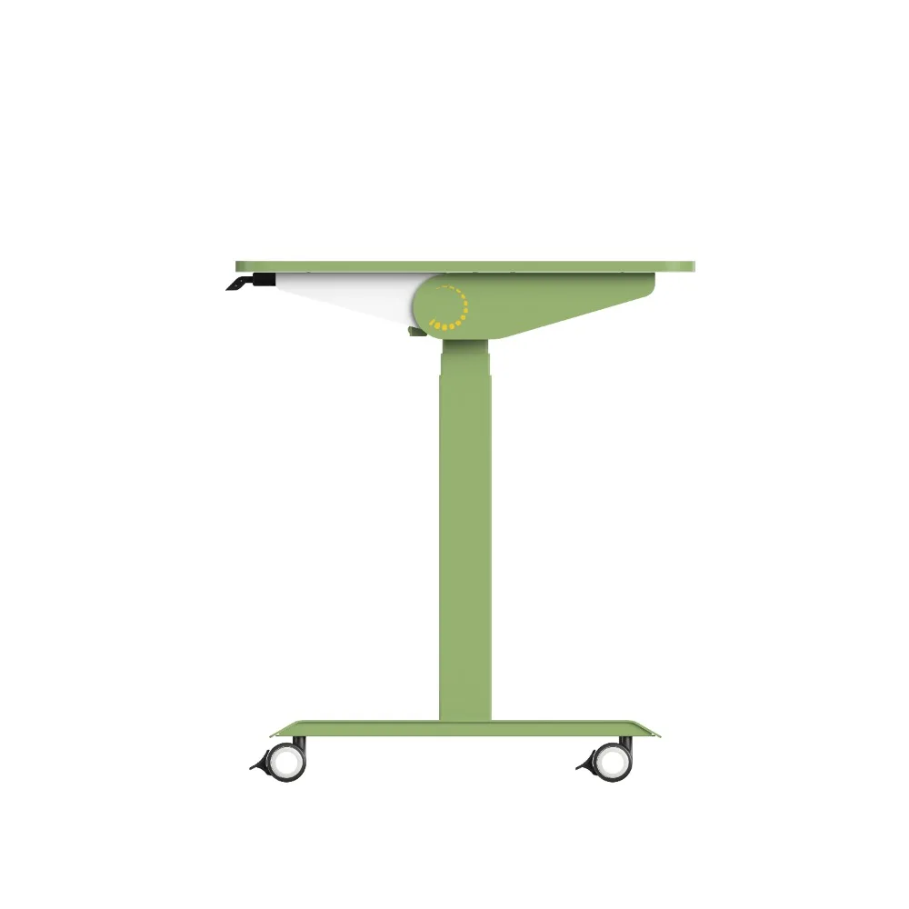 &c Mobile Standing Desk, Whiteboard Workstation, Silent Casters for Home Office