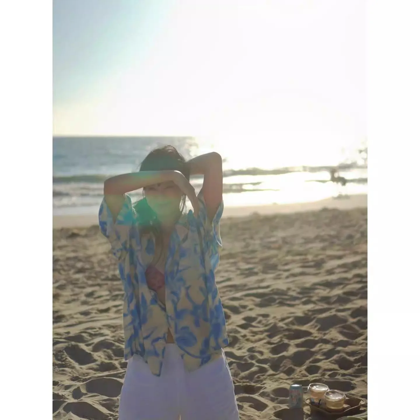 

Summer Large Size 300 Pounds Hawaii Beach Print Vacation Short Sleeve Men's Loose Design Sensation Small Audience Shirt